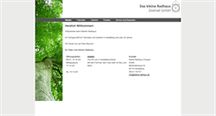 Desktop Screenshot of kleine-radhaus.de
