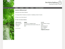 Tablet Screenshot of kleine-radhaus.de